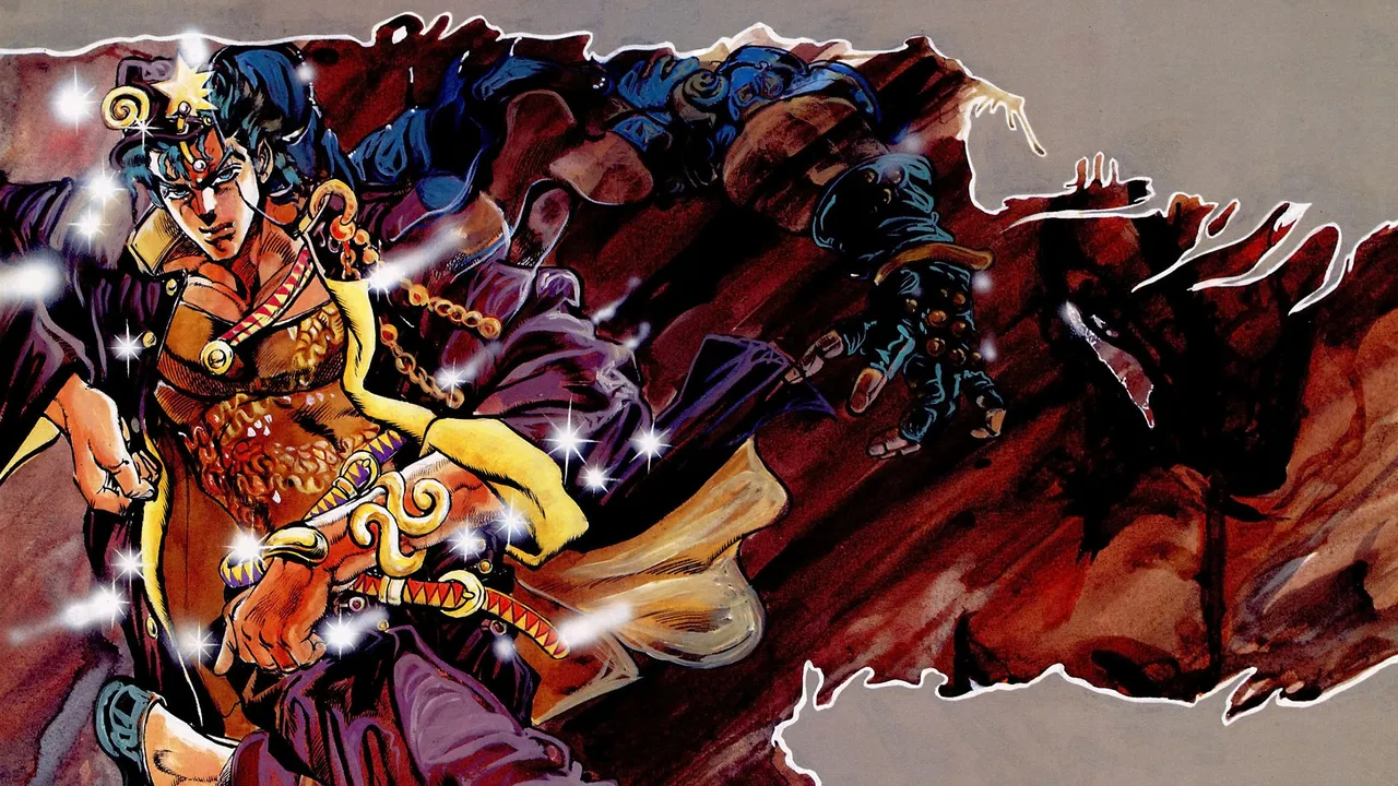 Backdrop artwork for JoJo's Bizarre Adventure