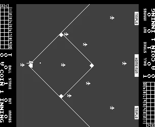 Backdrop artwork for Atari Baseball