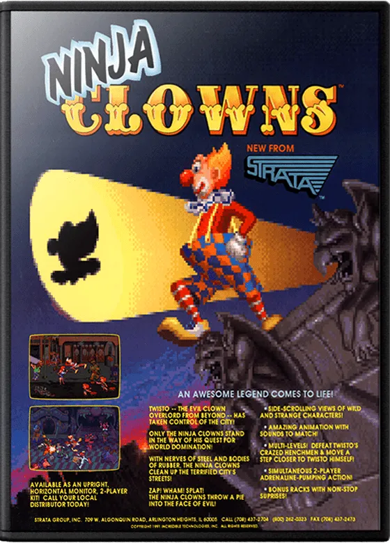 Ninja Clowns box art