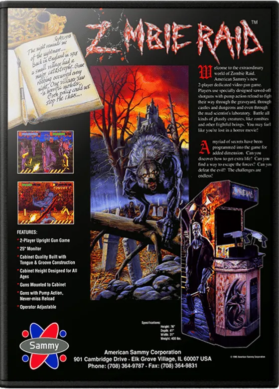 Zombie Raid box art
