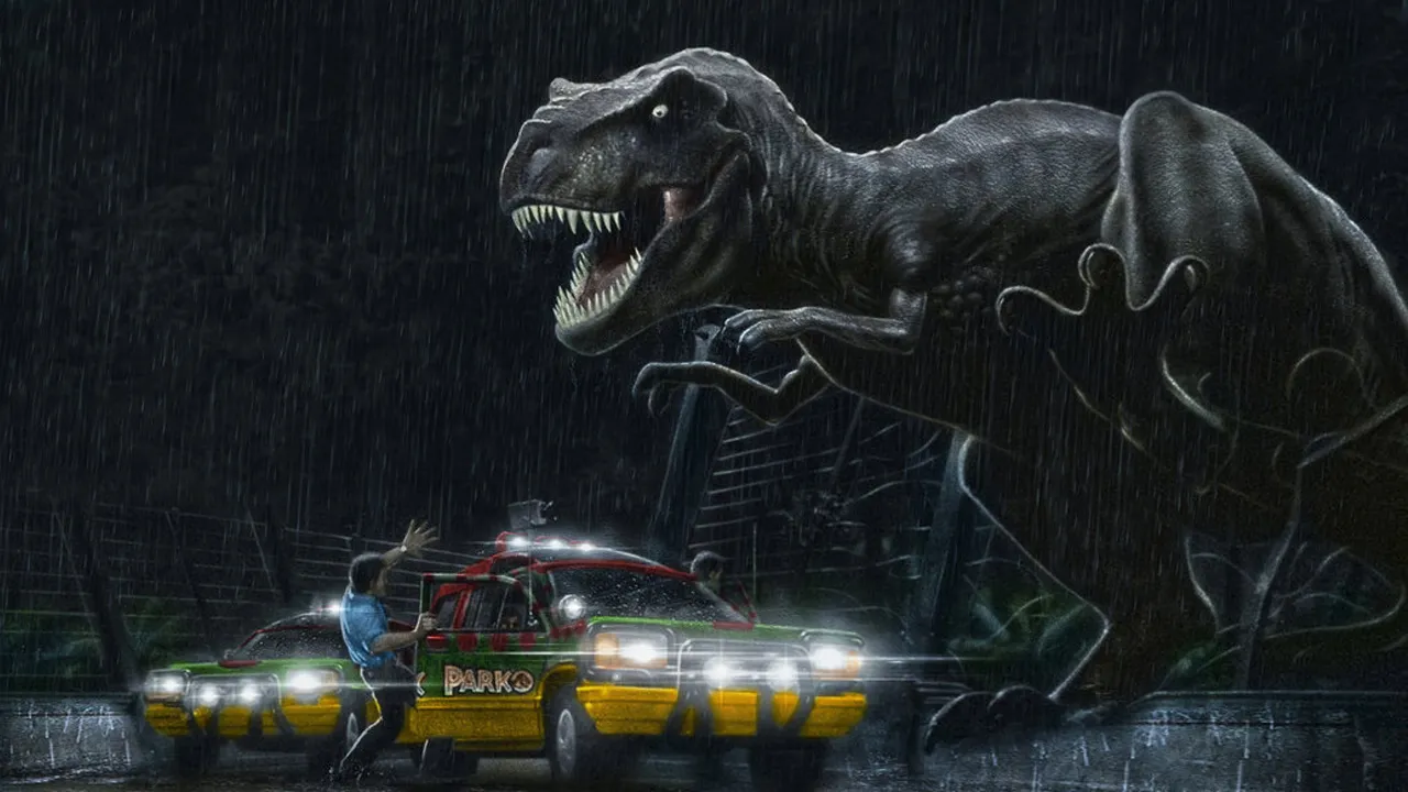 Backdrop artwork for Jurassic Park