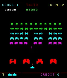Backdrop artwork for Space Invaders Part II
