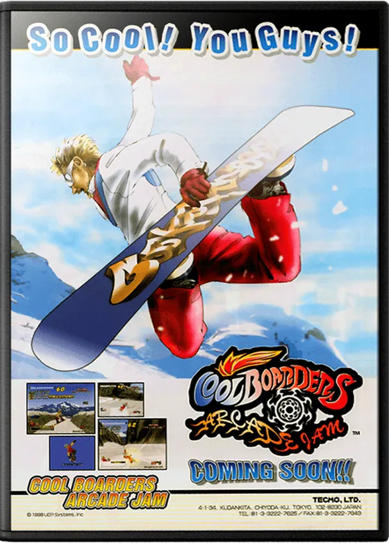 Cool Boarders Arcade Jam box art
