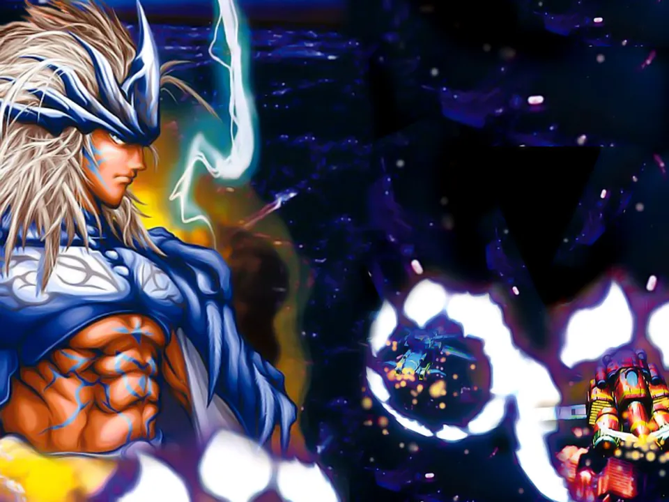 Backdrop artwork for DoDonPachi II: Bee Storm