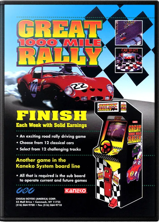 1000 Miglia: Great 1000 Miles Rally box art
