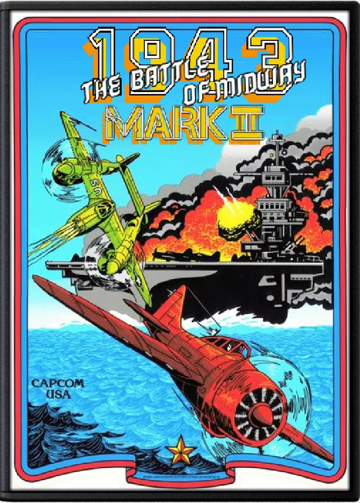 1943 Kai: Midway Kaisen cover art for Arcade