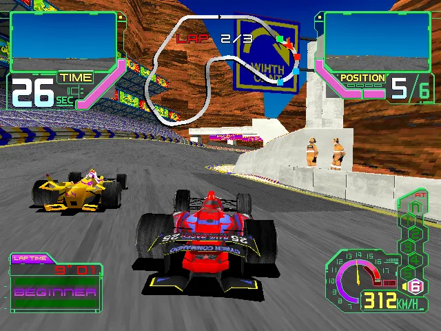 Backdrop artwork for Ace Driver: Victory Lap