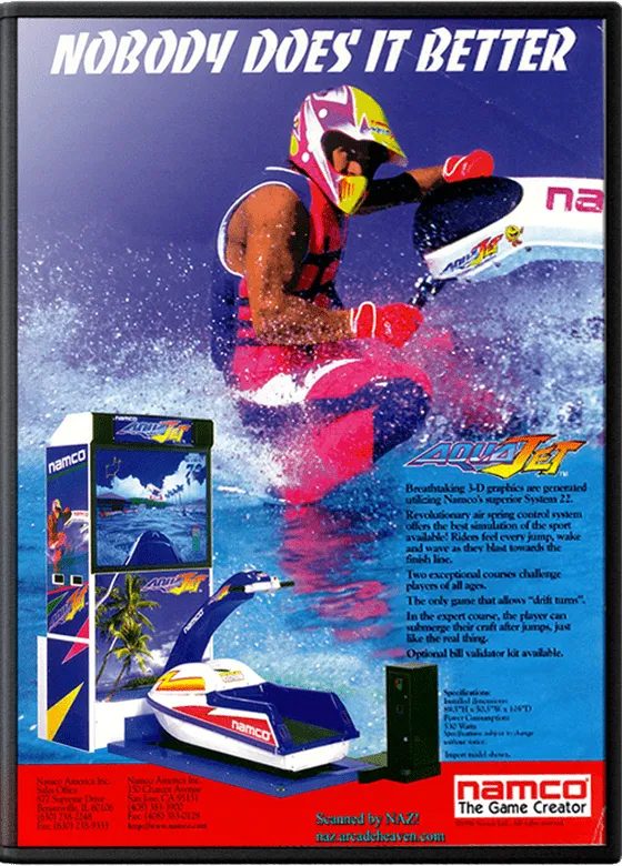Aqua Jet cover art for Arcade