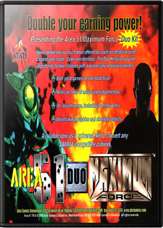 Area 51 / Maximum Force Duo box art