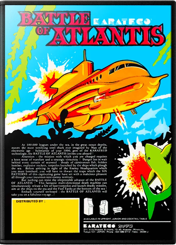 Battle of Atlantis cover art for Arcade