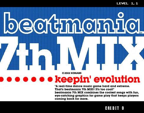 beatmania 7th MIX screenshot