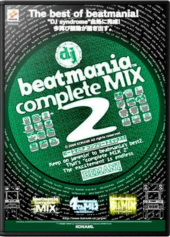 beatmania complete MIX 2 cover art for Arcade