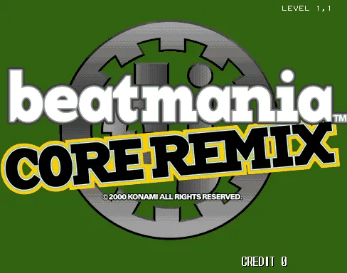 Backdrop artwork for beatmania CORE REMIX