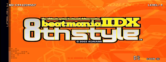 Backdrop artwork for beatmania IIDX 8th style