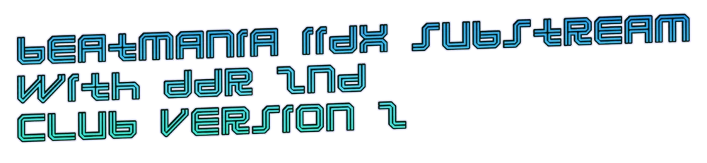 beatmania IIDX Substream with DDR 2nd Club Version 2 logo