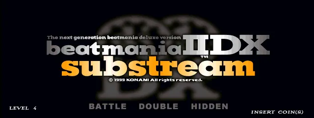 Backdrop artwork for beatmania IIDX Substream with DDR 2nd Club Version 2