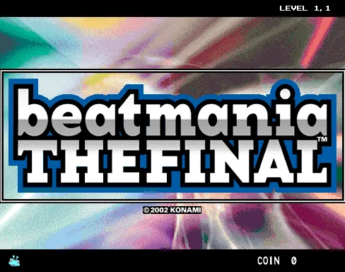 Backdrop artwork for beatmania THE FINAL