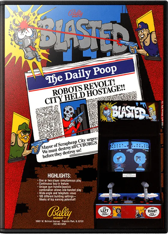 Blasted cover art for Arcade