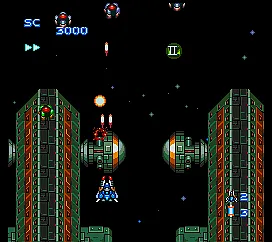 Backdrop artwork for Blazing Lazers