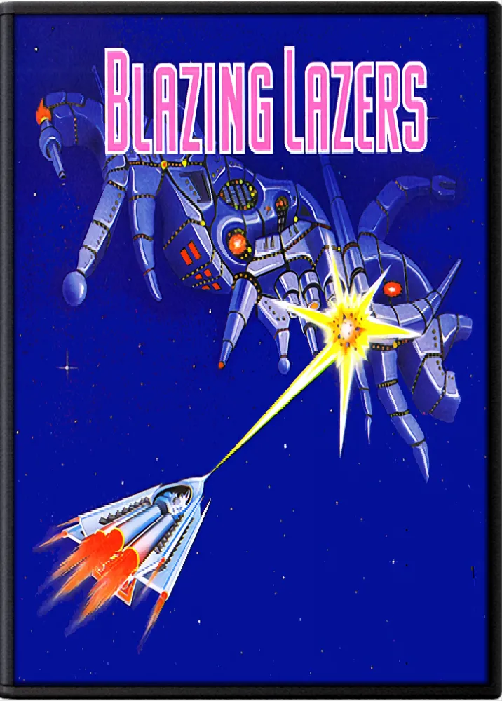 Blazing Lazers box art