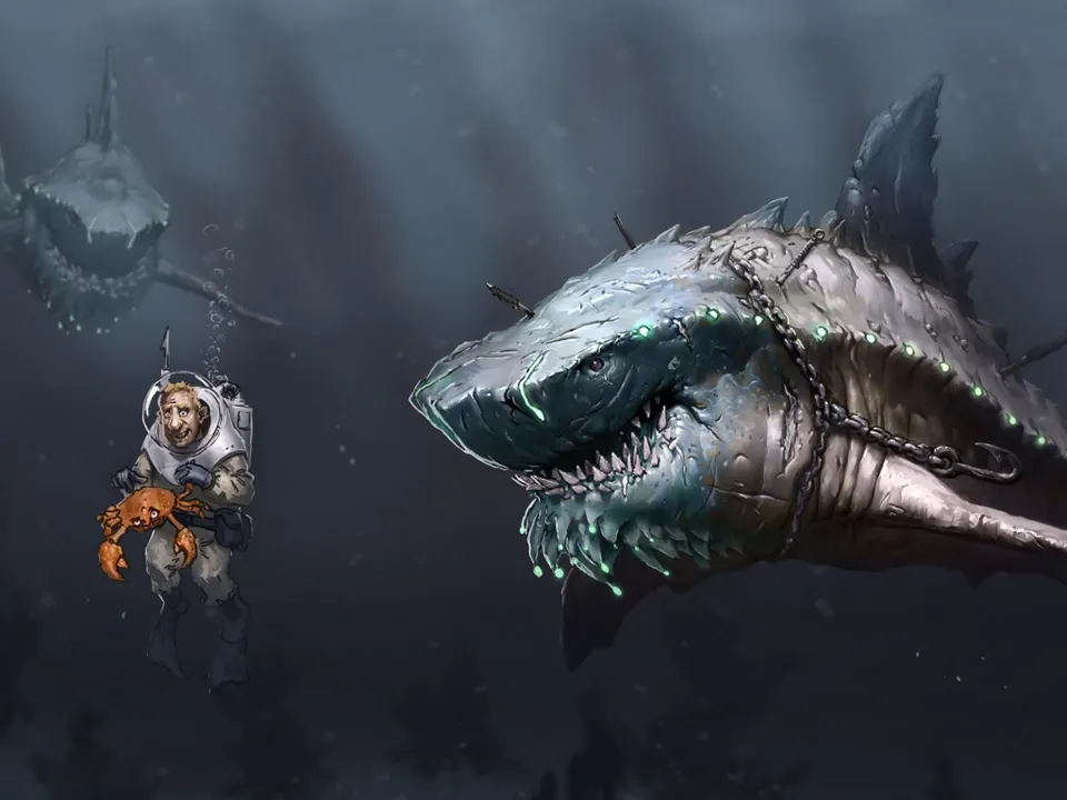 Backdrop artwork for Blue Shark