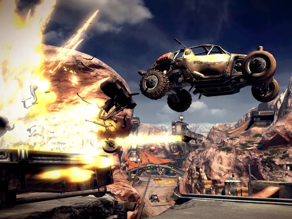 Backdrop artwork for Buggy Boy/Speed Buggy