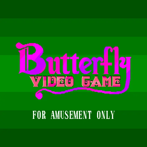 Butterfly Video Game cover art for Arcade