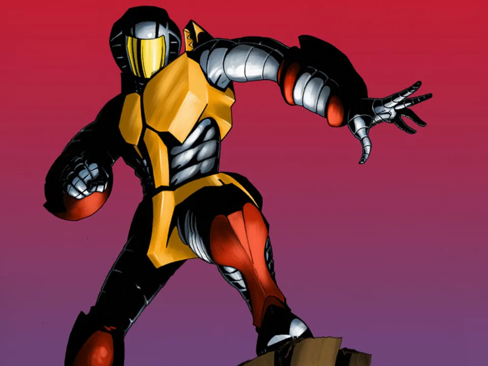 Backdrop artwork for Chelnov: Atomic Runner