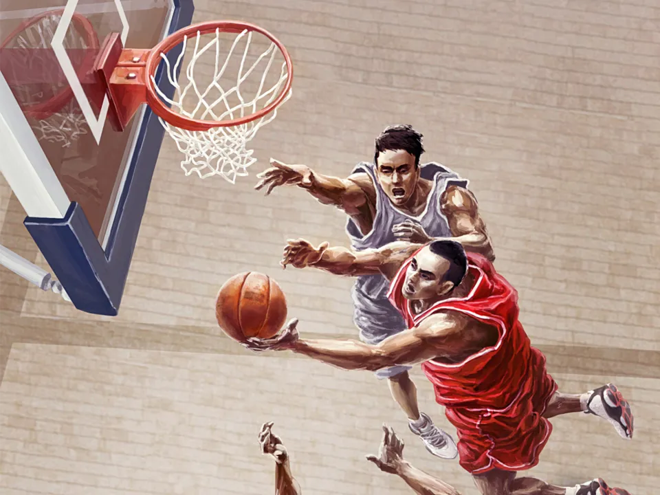 Backdrop artwork for Double Dribble