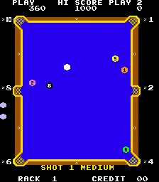 Backdrop artwork for Eight Ball Action