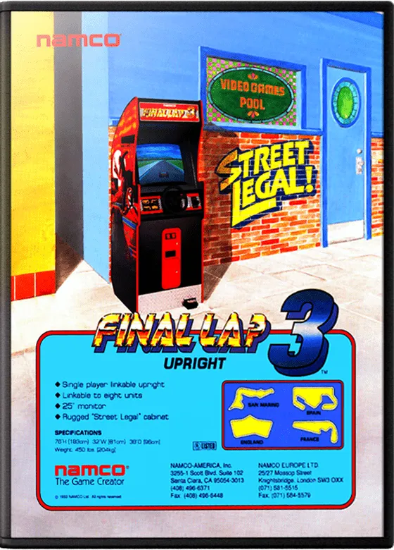 Final Lap 3 box art