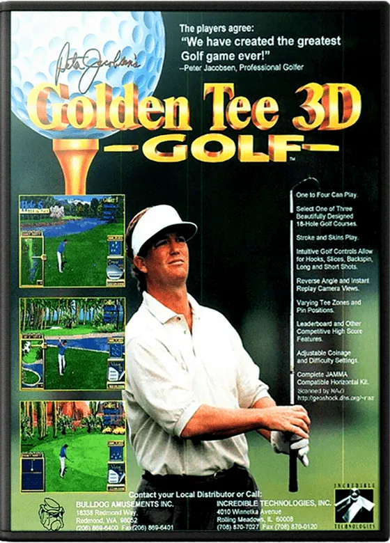 Golden Tee 3D Golf box art