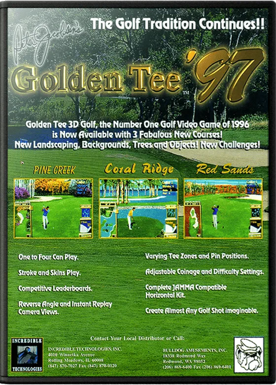 Golden Tee '97 box art