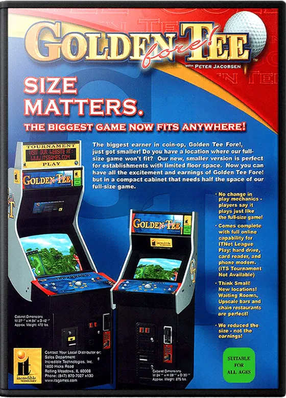 Golden Tee Fore! box art