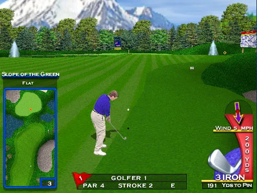 Backdrop artwork for Golden Tee Fore! 2003