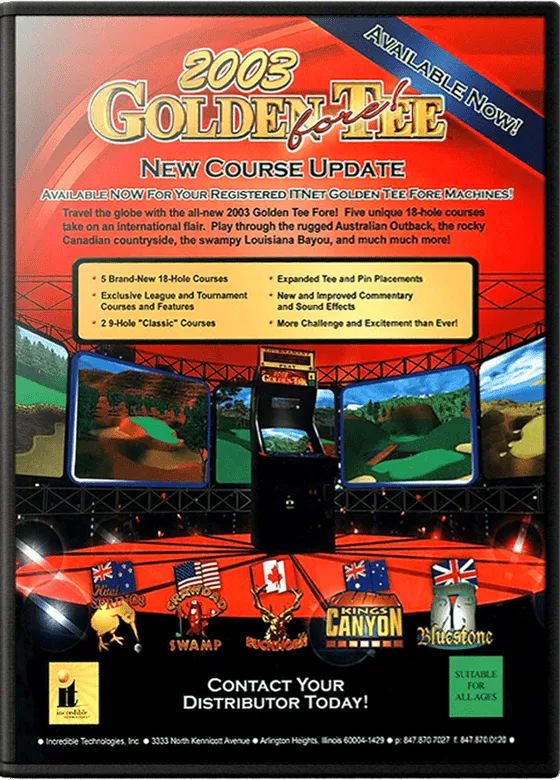 Golden Tee Fore! 2003 box art