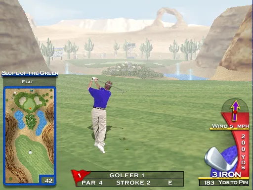 Backdrop artwork for Golden Tee Fore! 2006 Complete