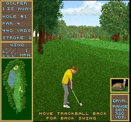 Backdrop artwork for Golden Tee Golf II