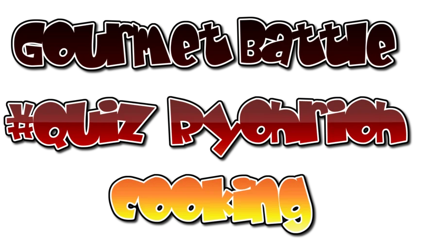 Gourmet Battle Quiz Ryohrioh CooKing logo