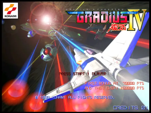 Gradius IV: Fukkatsu screenshot