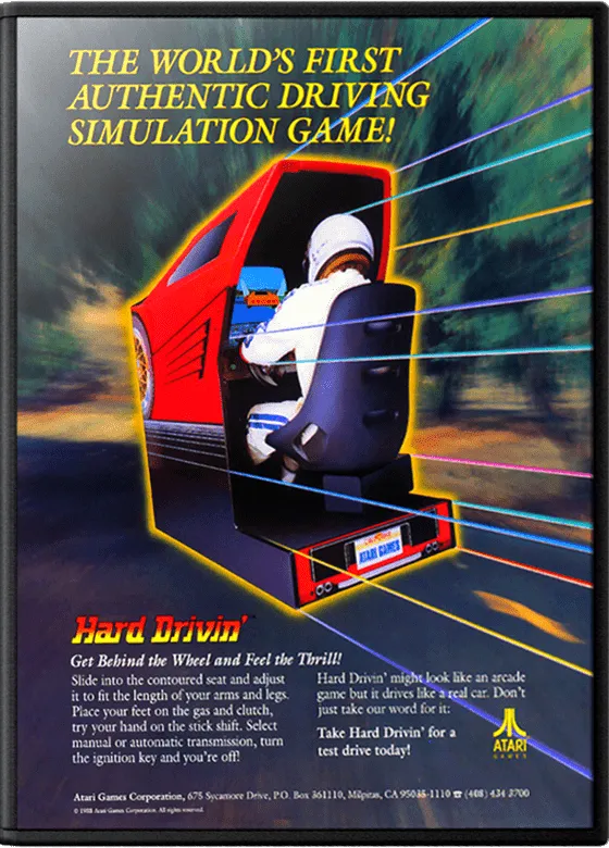 Hard Drivin' box art