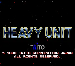Heavy Unit -U.S.A. Version- screenshot