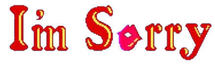 I'm Sorry logo