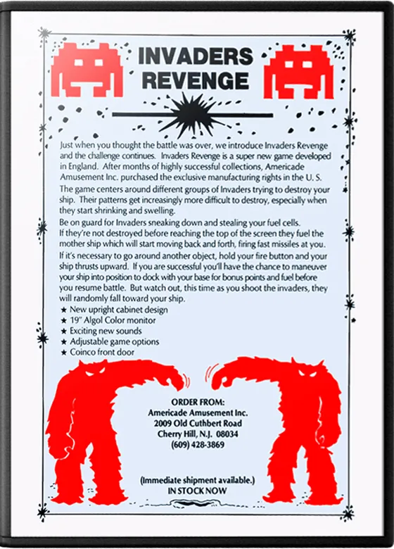 Invader's Revenge box art