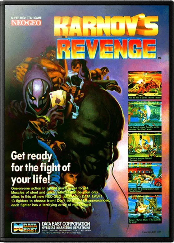 Karnov's Revenge / Fighter's History Dynamite box art