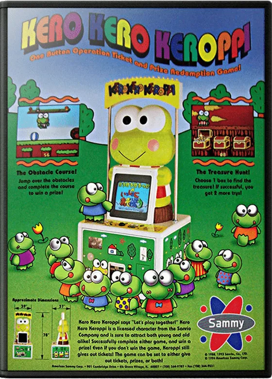 Kero Kero Keroppi's Let's Play Together box art