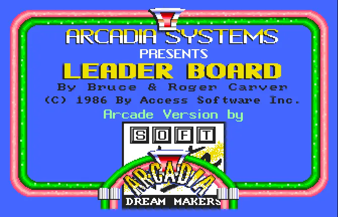 Backdrop artwork for Leader Board Golf