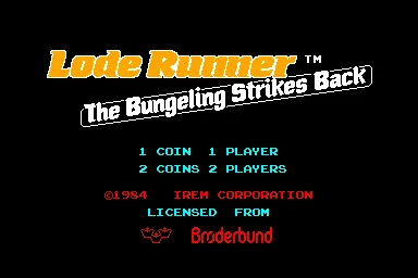 Lode Runner II: The Bungeling Strikes Back screenshot