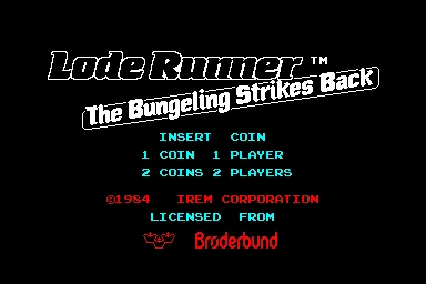 Lode Runner II: The Bungeling Strikes Back screenshot