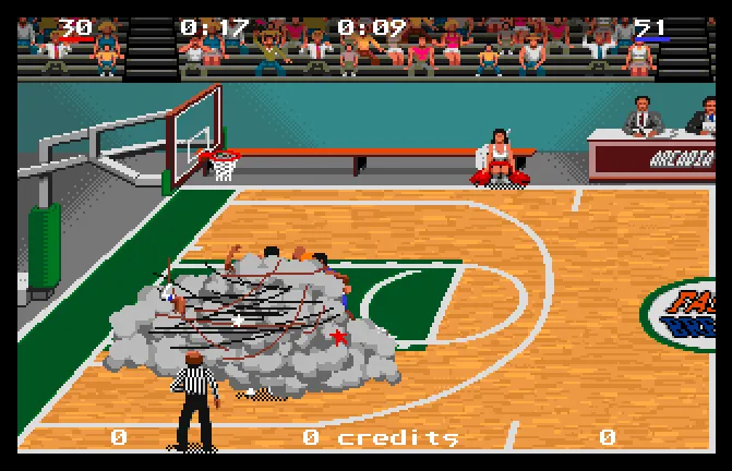 Backdrop artwork for Magic Johnson's Fast Break